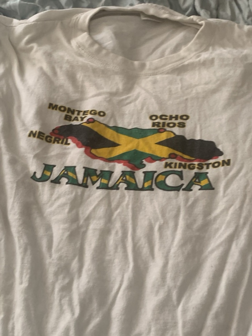 Jamaica Graphic Short Sleeve Tee - White